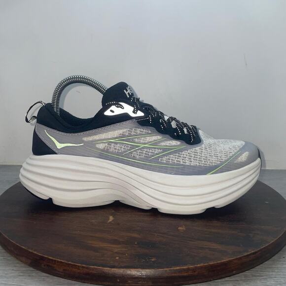 Hoka One Bondi 8 TS Caged Size Men’s 7 White Tart Apple Running Shoes 1155391 main image 5